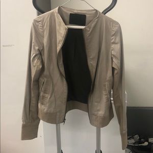 A.L.C. Tan lamb leather jacket